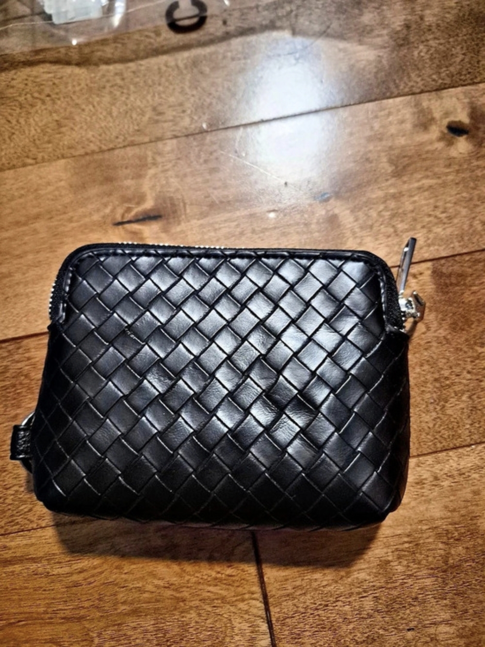 Colab Black Woven Small Wallet NWT